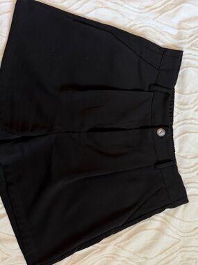 Classic Black Women's Tailored Shorts 4”